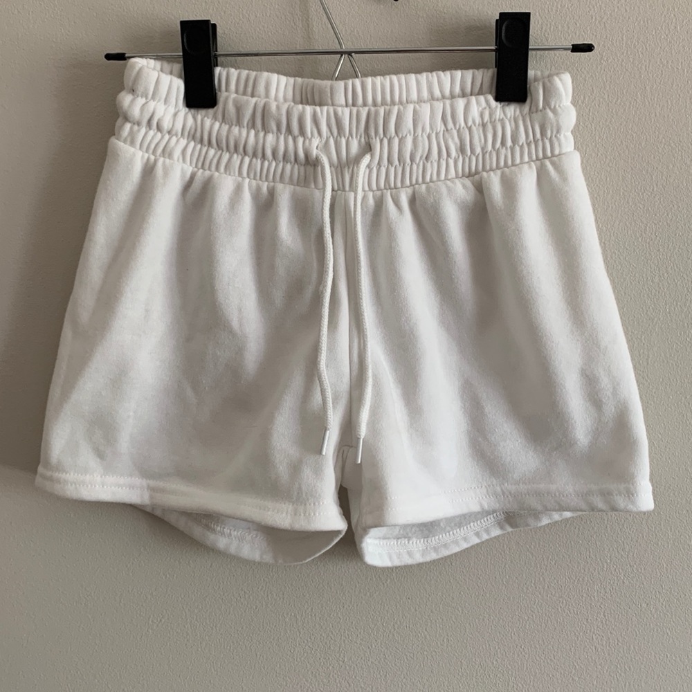 White Lounge Shorts